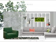 Green Mood design de interior - apartament cu 3 camere Bucuresti
